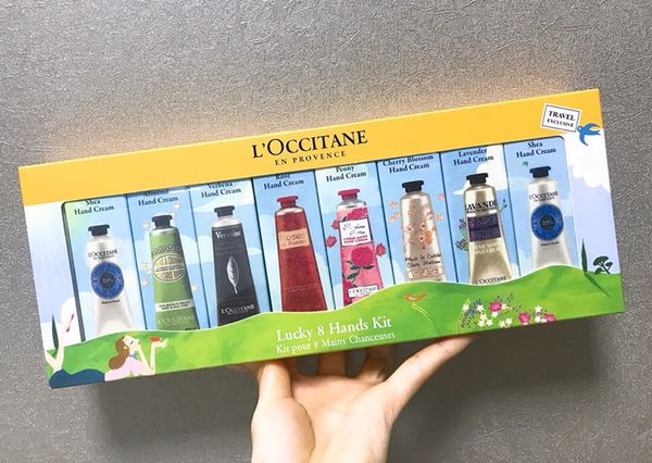 

lucky 8 hands kit en provence hand cream lotion set gift box 30ml*8 hands skin care