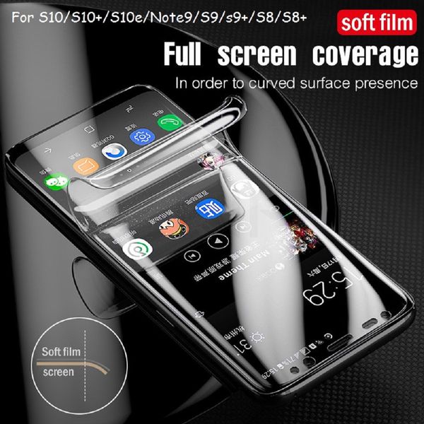 

full screen protector for samsung galaxy s21 s20 s20plus s20 ultra note20 ultra note10 s10 plus full cover protectiv film not tempered glass