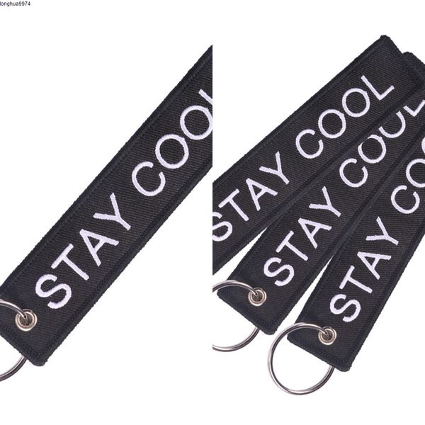 

sides fashion keychain for friends different stay cool awesome everyday motorcycles key chains red embroidery key chain gifts, Silver