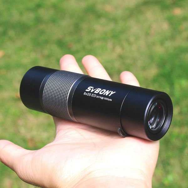 

svbony 8x25 monocular ed powerful telescope bak4 glass roof prism waterproof magnification mini telescope hunting hiking f9329a