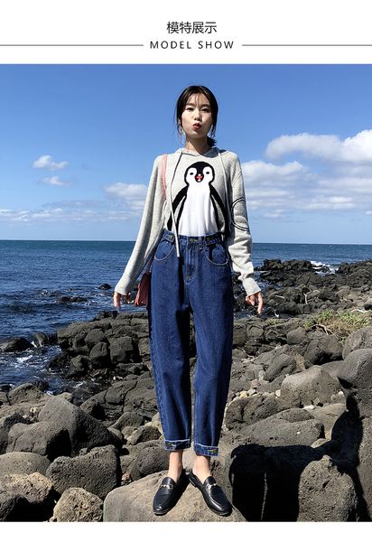 

dark blue mr. slacks female foot