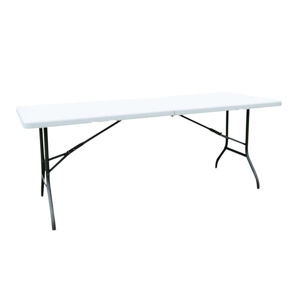 6 Folding Table Portable Plastic Indoor Outdoor Picnic Party 6 Folding Table Portable Plastic