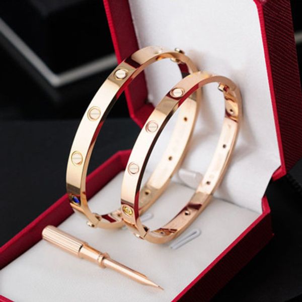 

розовое золото 316l нержавеющая сталь винт браслет браслет с отверткой и каменные винты с коробкой бесплатная доставка #0000, White