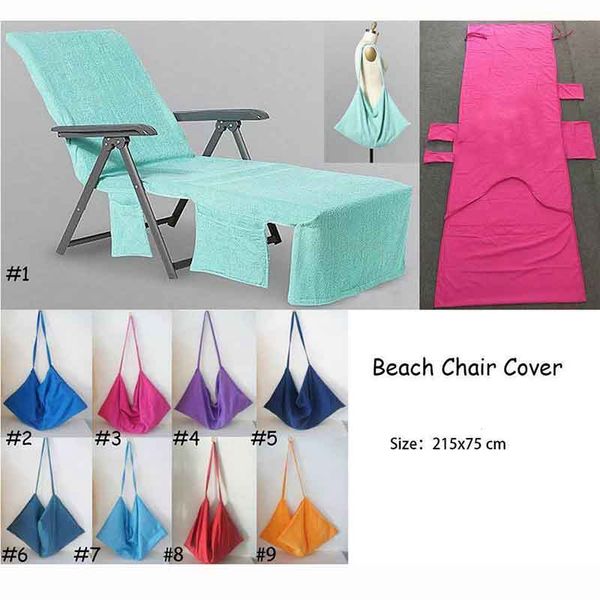 

Портативный Beach Chair Cover пляжное полотенце из микрофибры бассейн шезлонге Обложка Одеяло с ремешком Пляжные полотенца двойной слой Одеяло MMA2262-2