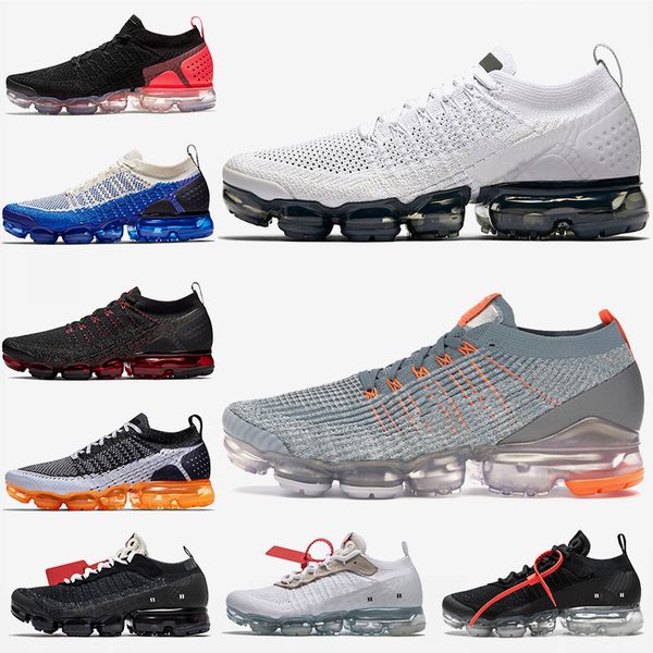 

2020 knit breathable running shoes fly tn 3.0 2.0 for mens women designer sneakers vast grey metalic gold aviator pewter 36-45, White;red