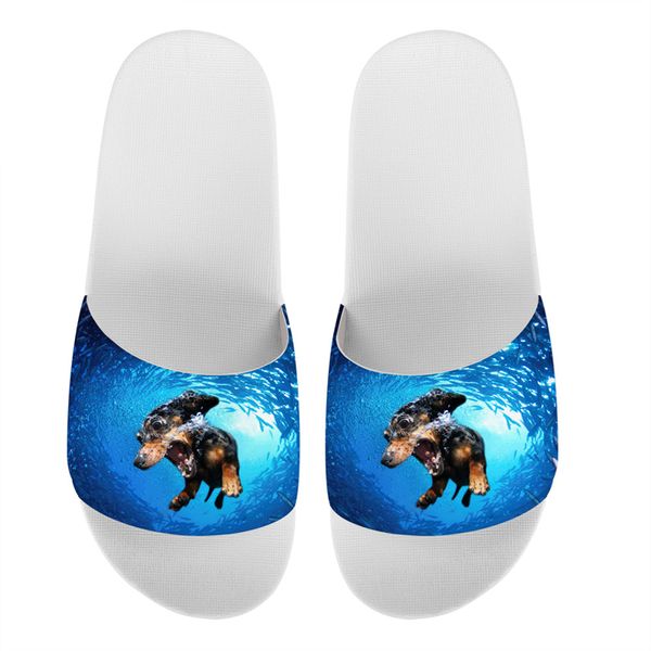 

hycool sandals for men women casual shoes blue under water world animal woman slippers ladies indoor bath shoes footwear summer, Black
