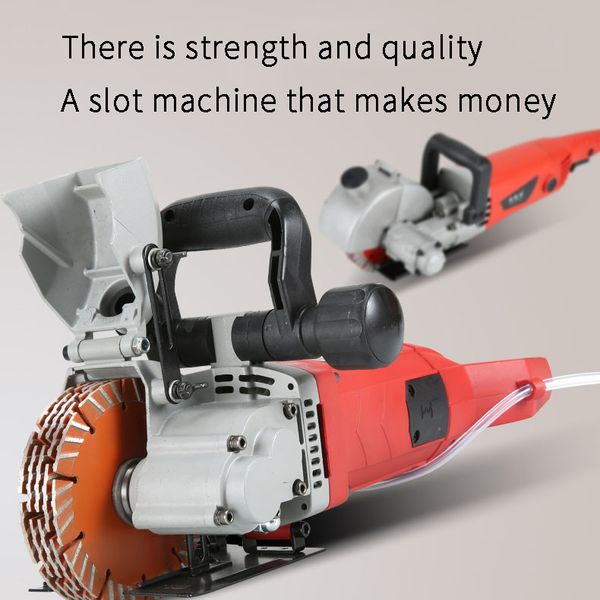 

grooving machine one-time molding dust-hydropower installation project wall wire trough machine automatic cutting a