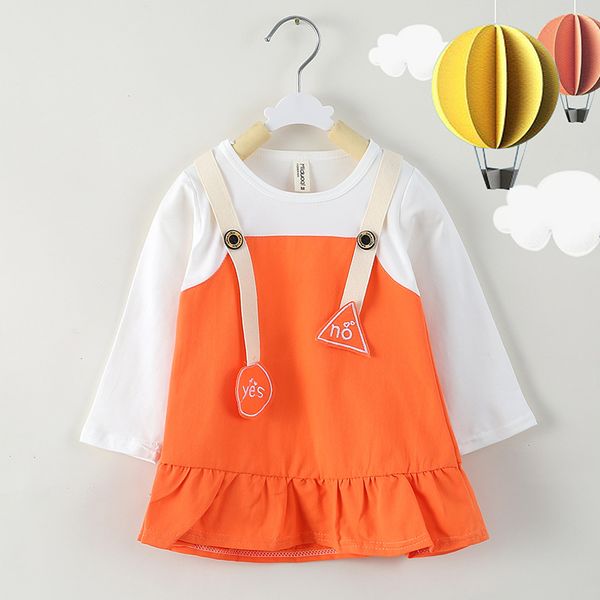 

lovely children dress long sleeve for little girl three colors dress, Blue