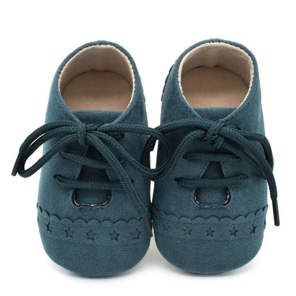 

2018 casual lace baby shoes for girls soft moccasins shoes soft suede prewalker anti-slip toddler newborn first walker new