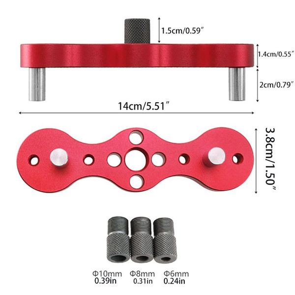 

vertical hole jig woodworking drilling locator wood dowelling centering drill 35ed