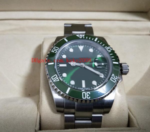 

elling wristwatches 40mm 116610 116610lv date ceramic bezel stainless steel asia 2813 movement automatic mens watch watches