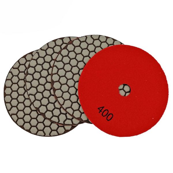 

new 7pcs/set 4 in diamond dry polishing pads dia100mm sanding disc polishing marble granite polisher disc