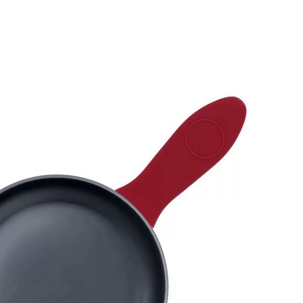 Luva de Isolamento de Silicone Queimar Prova Lida Titular Skillet Ferro Fundido Capa Antiderrapante Proteção Atacado