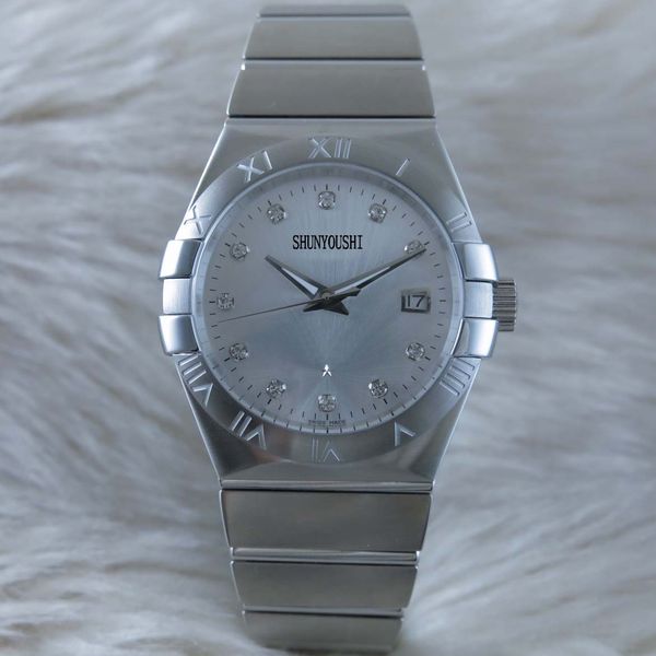 

man bell automatic mechanical watches stainless steel date ross watch mens tag aqua terra watches gfy55, Slivery;brown