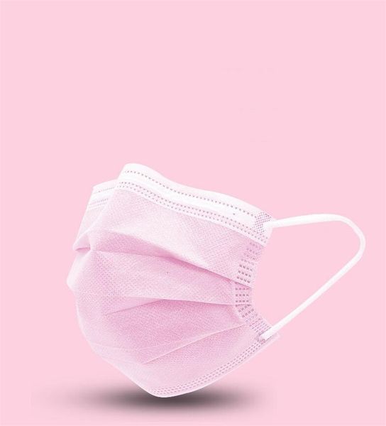 

бестселлеры маска для лица черный пылезащитный рот маска одноразовая 3 ply non woven черный / белый / розовый ушной famask в сток