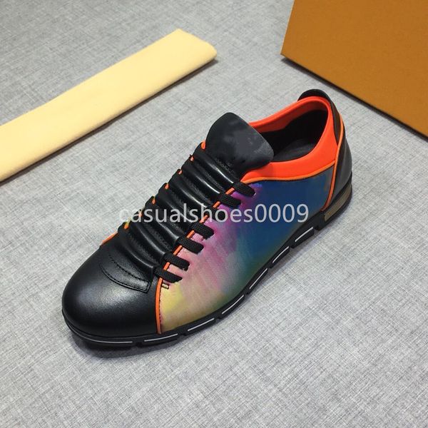

2019 luxembourg luxury designer men and women couples sneaker casual shoes low high paris brand colorful walking platform shoes size 38-44n0, Black