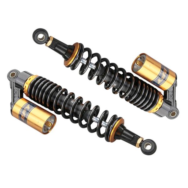

2pc universal 400mm motorcycle air absorbers rear suspension for atv go kart yamaha multicolor