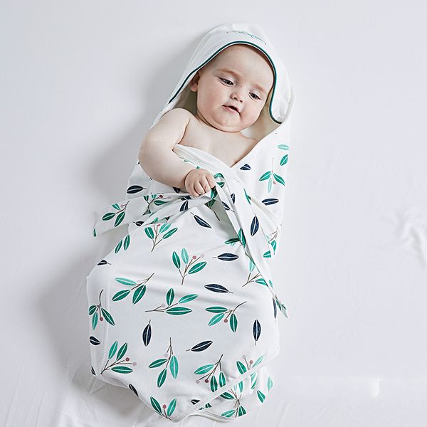 

muslintree swaddle blanket baby muslin cotton newborn toddler swaddle with hat