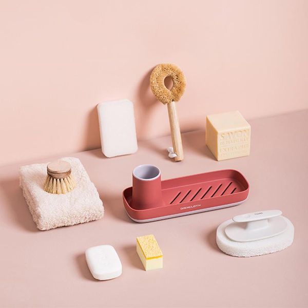 

pp стойки для хранения sponge holder дренаж стойки главная организатор кухни аксессуары для ванной комнаты для чашки мыла кисти косметика li