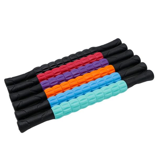 

portable manual muscle roller body massage stick fitness yoga legs back recovery