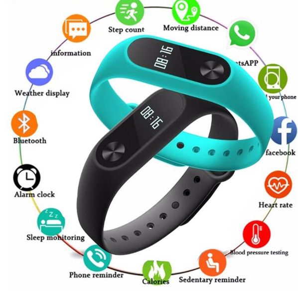 

waterproof smart watch fitness heart rate monitor bluetooth wrist watch color screen men women kids sports watch