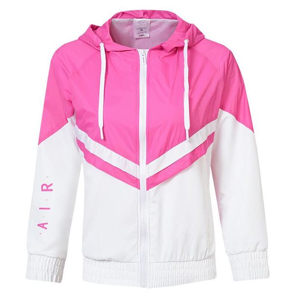 

new fashion brand sport jackets for women spring autumn windbreaker sweatshirt luxury designer outwear 4 color optional, Black;brown