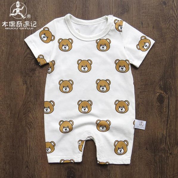 

High Quality Baby Boys Rompers Jumpsuits Newborn Baby Casual Clothes Infant Boys Clothing Set Summer Baby Short Sleeve Jumpsuits