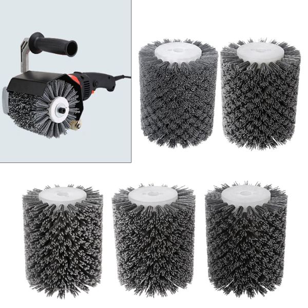 

13mm deburring abrasive wire round brush head polishing grinding tool buffing wheel for furniture wood sculpture rotary drill