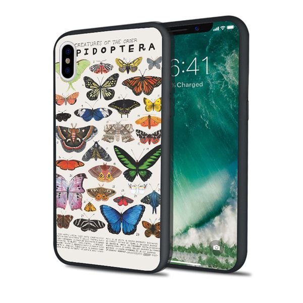 

coque plenty of butterflies phone case for iphone 11 pro xs max xr 8 7 6s plus 5s se 5 case soft silicone cover.