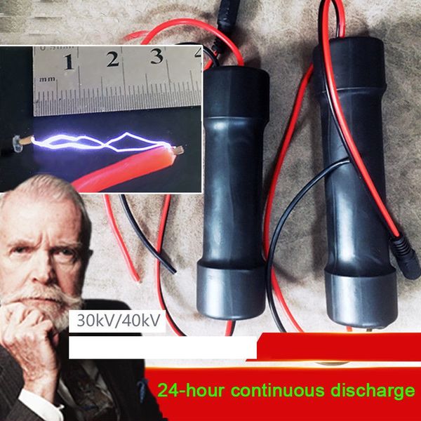 Freeshipping DC 15V bis 30kV 40kV Pulse Hochspannungs-Lichtbogengenerator Boost-Transformator Zündspule