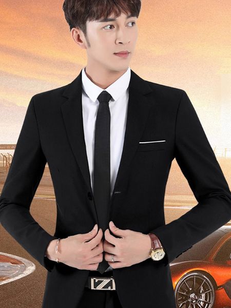 

black tie mens suit korean version of slim mens business work business 5cm fashion casual-style fine, Blue;purple