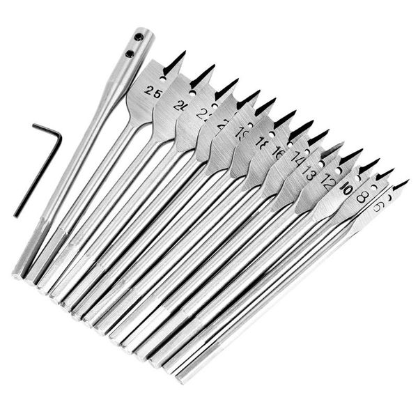 

flat drill high carbon steel woodworking flat drill set shovel bit tool bit tools hole puncher woodworking tools