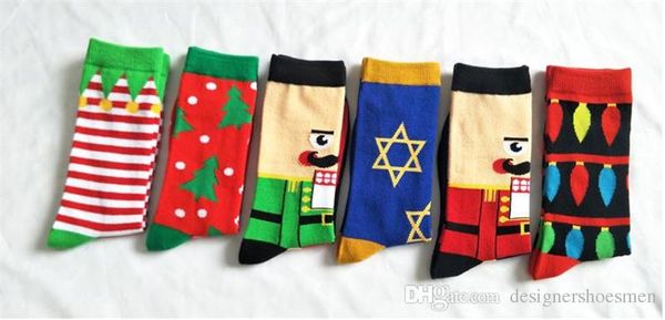 

christmas style mens designer fashion socks brand carcon casual male underwear socks printed short cotton socks, Black