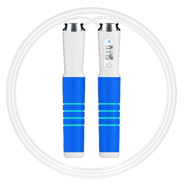 

bluetooth 4.0 smart skipping rope speed counter app calorie reminder alarm kids non-slip digital weight setting exercise