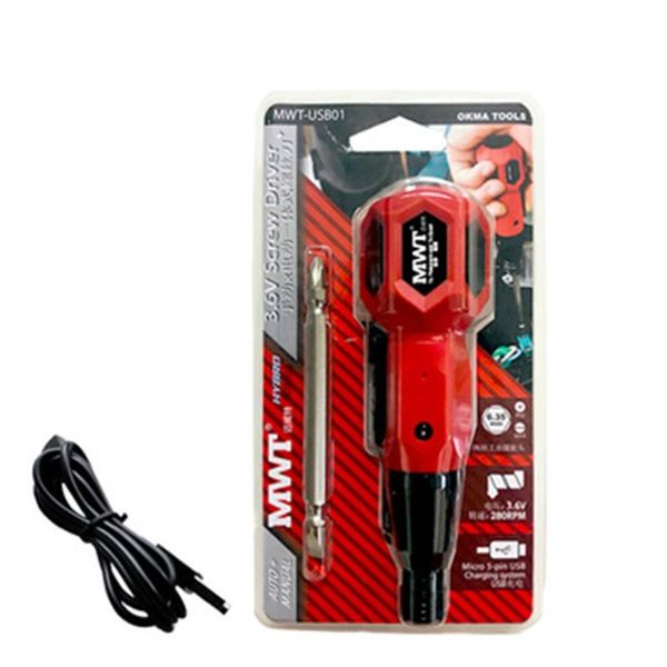 

led electric screwdriver rechargeable multi-function screwdriver mini electric