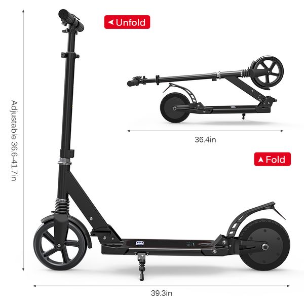 

outdoor foldable electric car mobility scooter 8in electric scooter foldable commuting 220lb bearing capacity for adults