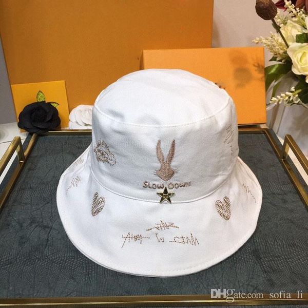 

bunny fisherman hat designer scarf bucket hat hats baseball cap cap women luxury designer scarves silk designer head scarf 2020 new, Black