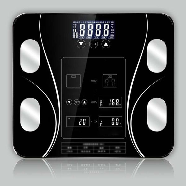 

body fat scale bmi scale balance household led digital weighing smart electronic scale bath scales cx200805