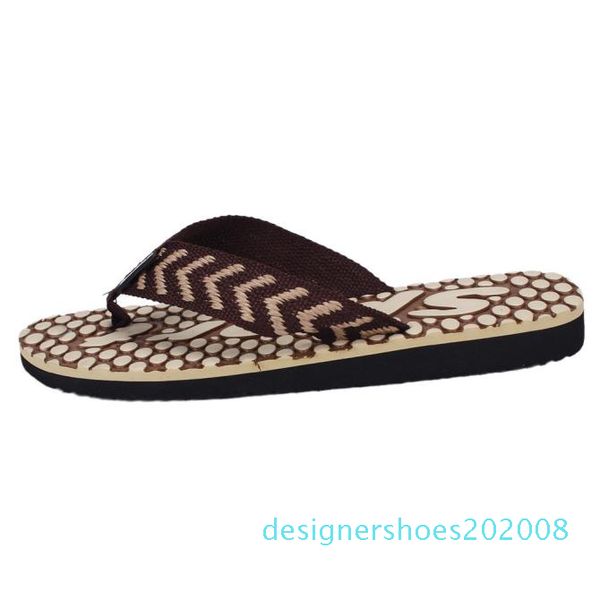 

men summer flip flops shoes sandals slipper indoor & outdoor flip-flops casual men shoes bedroom slippers male d08, Black