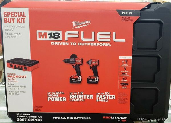 

Milwaukee 2997 22poc 2997 22 m18 fuel 2 tool combo kit w xc5 0 batterie