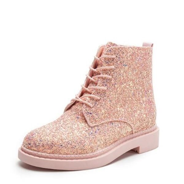 

Весна женщины ботильоны плоские каблуки блестки обувь женщина повседневная Botines