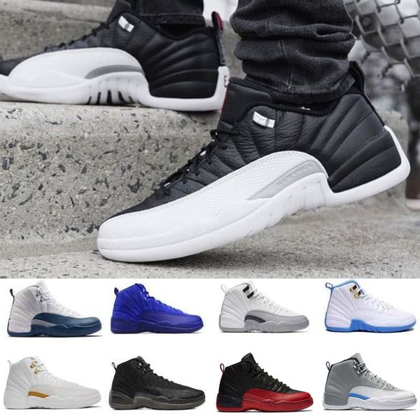 

new 12s winterized wntr gym basketball shoes red michigan mens the master flu game taxi 12 men sport sneakers designer trainers shoes