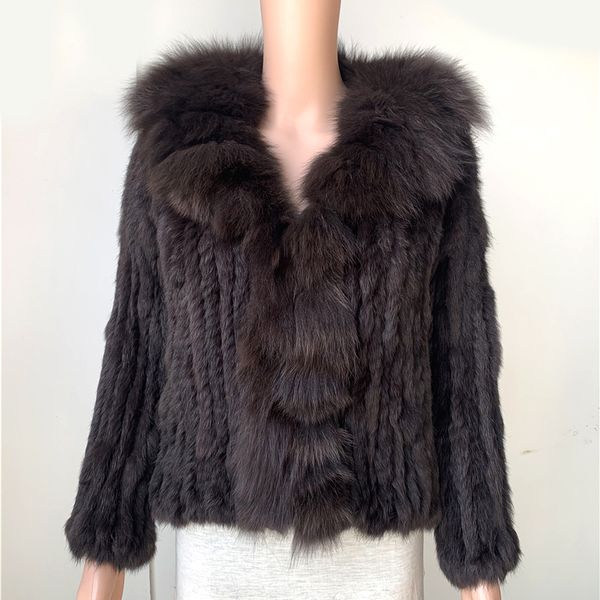 

sales clearance fur coat fur collar, Black