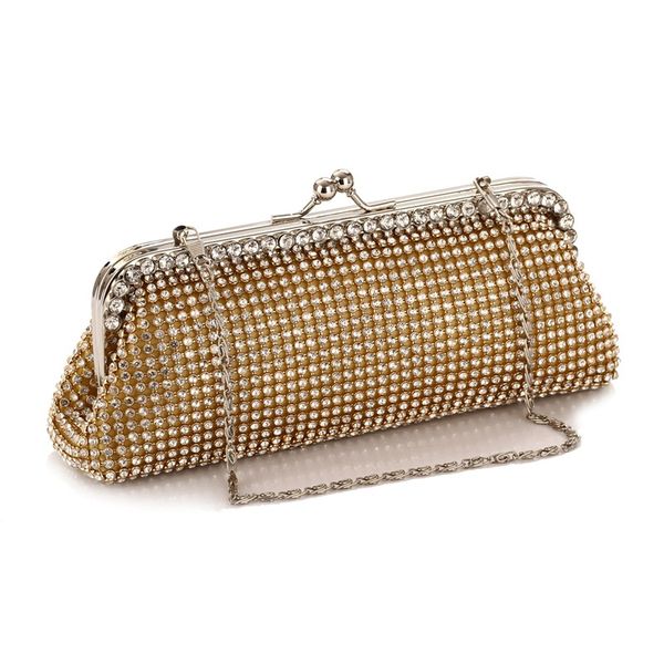 

tide cool women's bag exquisite mini evening banquet bag ins mesh diamond clutch classic fashion wild purse fashion handbag