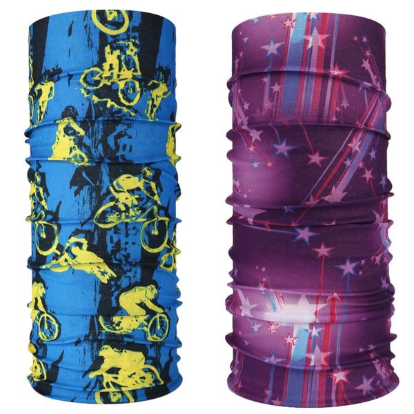 

8euic halloween skull face masks multi function headwear cycling scarf neck scary motorcycle hat sport party mask, Black