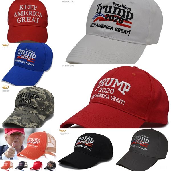 

rpipz baseball 2020 trump hat 3d embroidery trump cap adjustable stylish new cap re-election cotton baseball cap outdoor camouflage, Blue;gray
