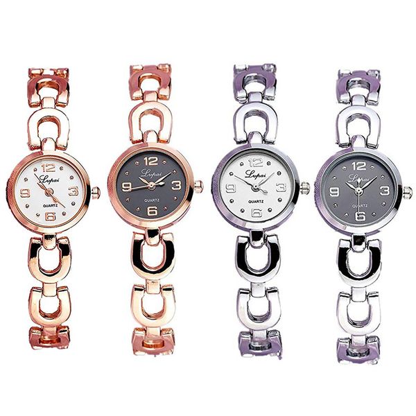 

female bracelet watch korean fashion temperament female bracelet watch personality fashion wild quartz, Slivery;brown