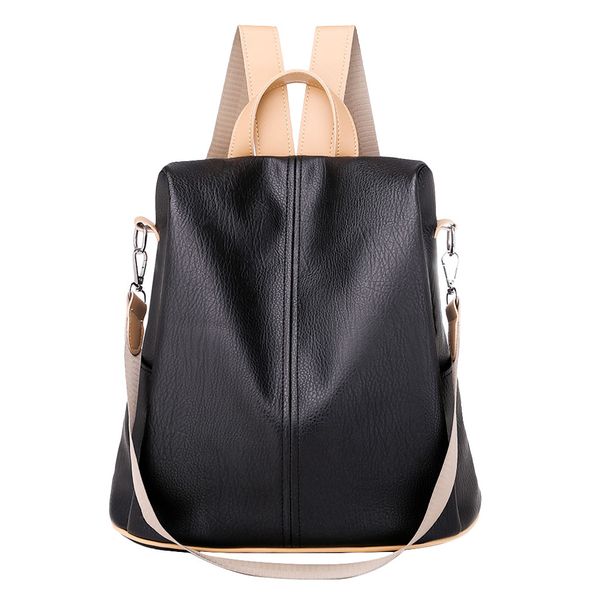 

2019 new women pu backpacks waterproof school women travel backpack travel bag anti-theft oxford cloth backpack
