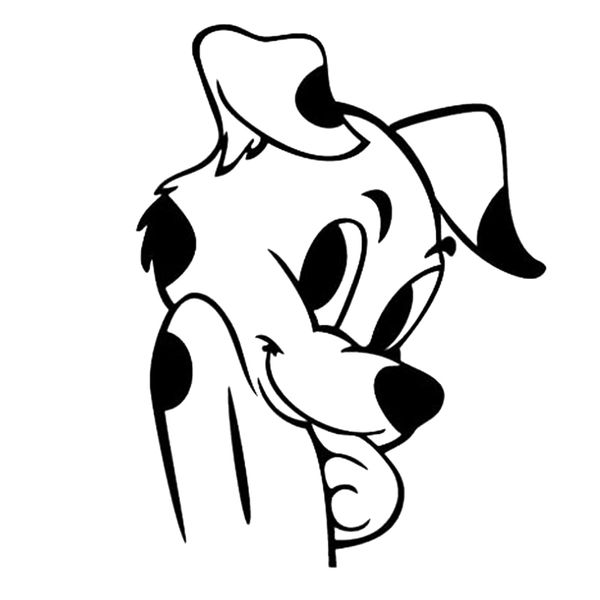 

16*12cm dog taste-cartoon decal vinyl sticker cute and interesting fashion sticker decals