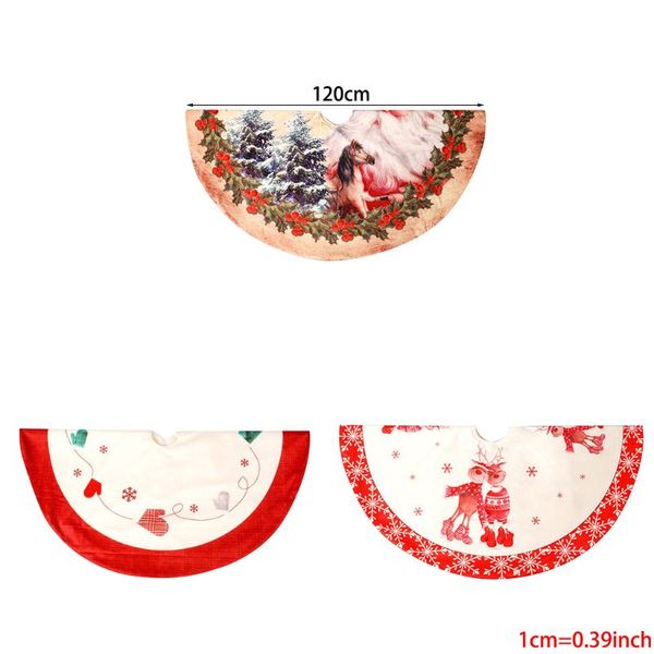 

47.2 inch christmas tree skirt christmas decorations holiday tree ornaments tree decoration xmas party holiday decorations